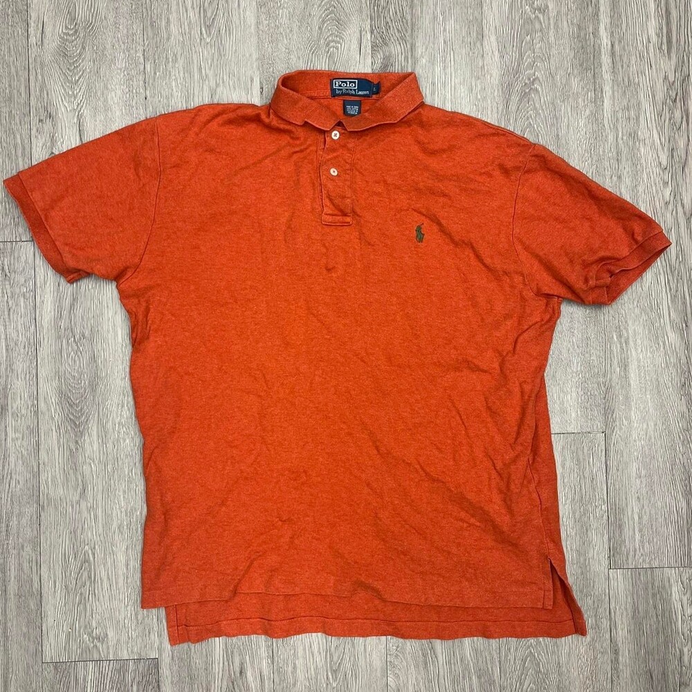 Polo by Ralph Lauren orange polo shirt Size L men’s